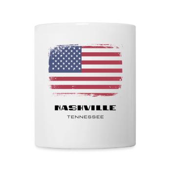 Nashville, Tennessee, USA - Tasse - Weiß - Vorne