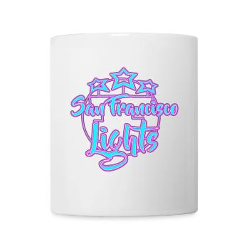 Neon San Francisco Lichter Design - Tasse - Weiß - Vorne