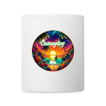 Camagüey Kuba Paradies Sonnen Design - Tasse - Weiß - Vorne