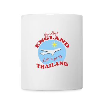 Thaïlande Voyage Adieu Conception d’Avion - Mug blanc - blanc - Devant
