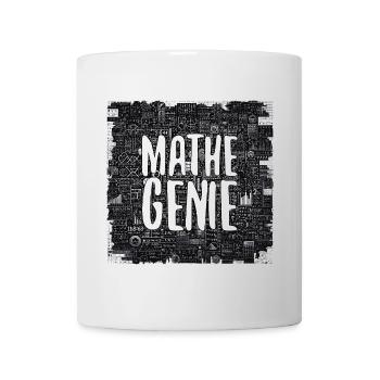 Mathe-Genie Mathematik Genie Mathe Geschenk - Tasse - Weiß - Vorne