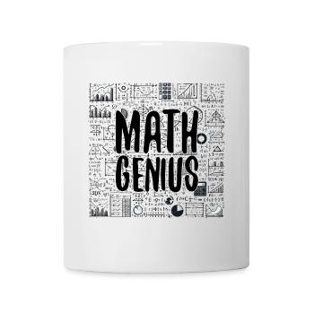 Mathe-Genie Mathematik Genie Mathe Geschenk - Tasse - Weiß - Vorne