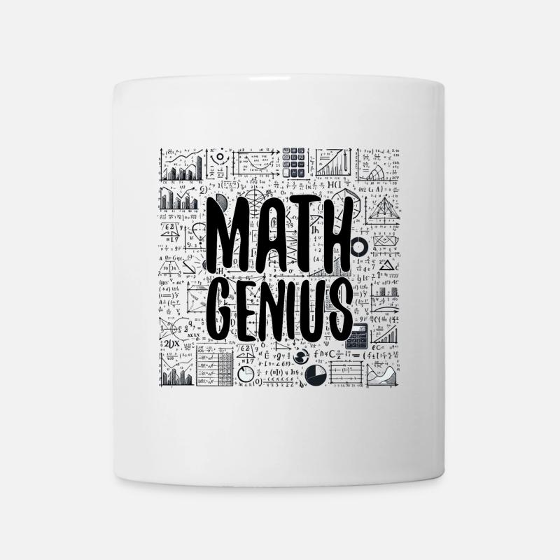 Mathe-Genie Mathematik Genie Mathe Geschenk - Tasse - Weiß