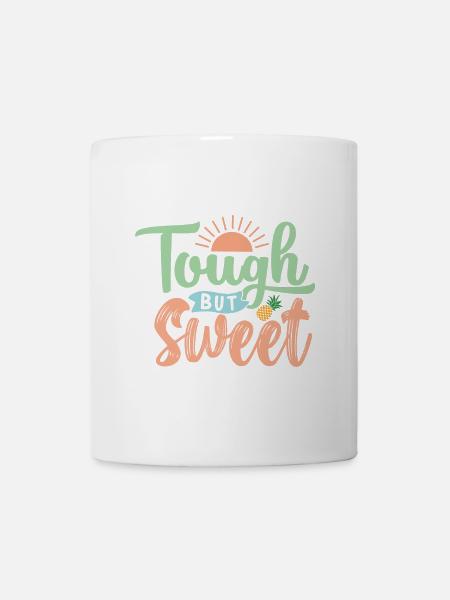Hart aber süß - Tasse - Weiß