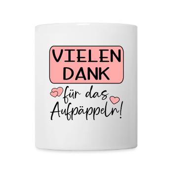 GUTE BESSERUNG - AUFPÄPPELN - Tasse - Weiß - Vorne