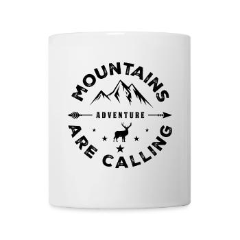 Mountains Are Calling - Outdoor Adventure - Mug - white - Front