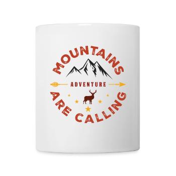 Mountains Are Calling - Outdoor Adventure - Mug - white - Front