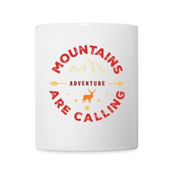 Mountains Are Calling - Outdoor Adventure - Mug - white - Front