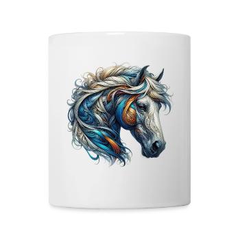 Cheval - Mug blanc - blanc - Devant