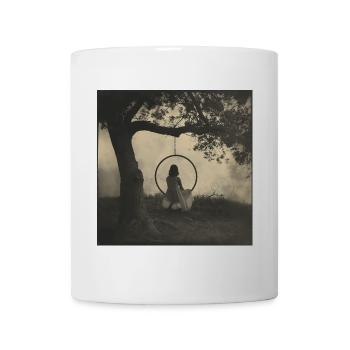 Old photos with girl in ring - Mug - white - Front