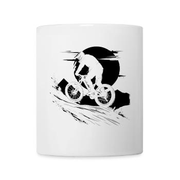 Radfahrer Illustration - Tasse - Weiß - Vorne