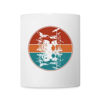Drum set - Mug blanc - blanc - Devant
