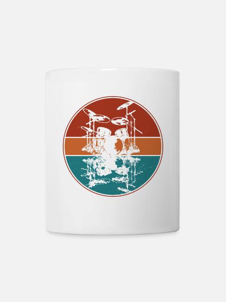 Drum set - Mug blanc - blanc