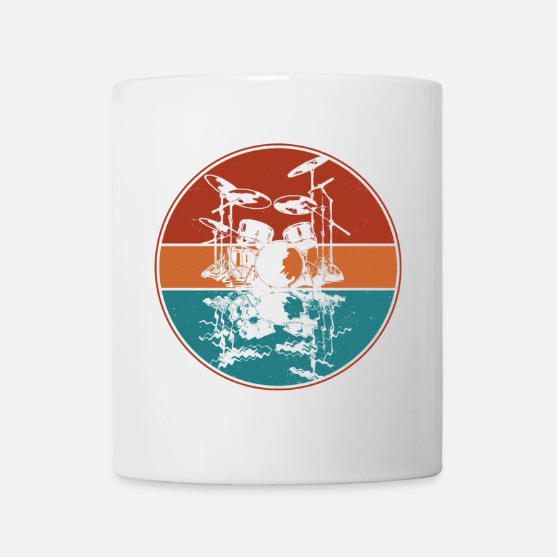 Drum set - Mug blanc - blanc