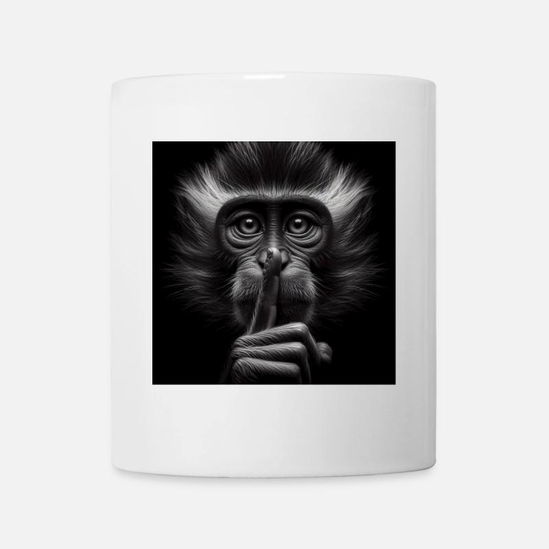 A Silent Monkey - Mug - white