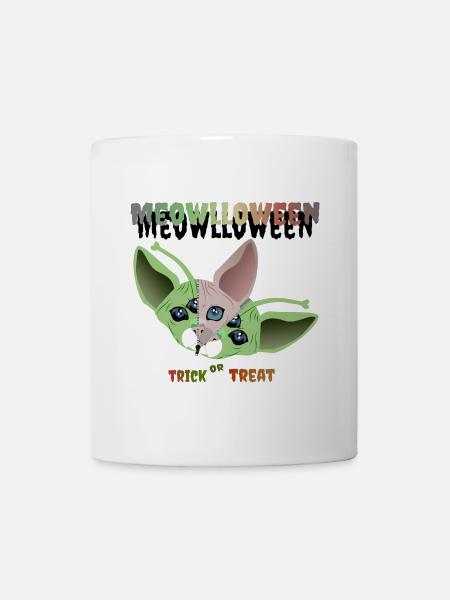 sphinx cat alien mask - Mug - white