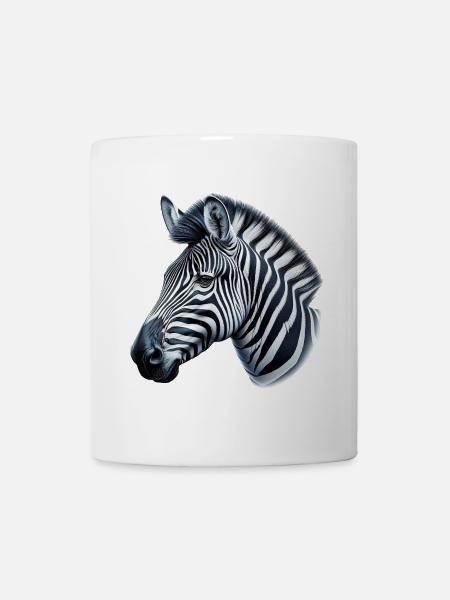 Zebra - Tasse - Weiß