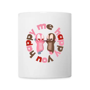Niedliche Kawaiifigur - Tasse - Weiß - Vorne
