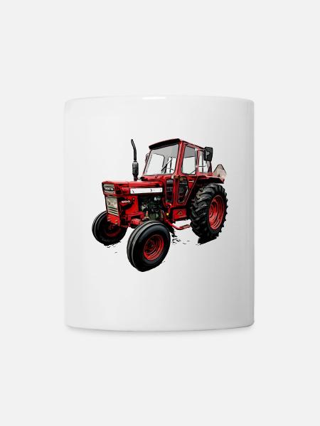 Traktor BM T 500 - Tasse - Weiß