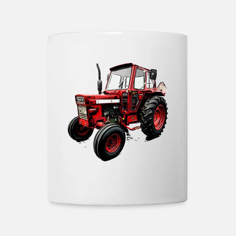 Traktor BM T 500 - Tasse - Weiß