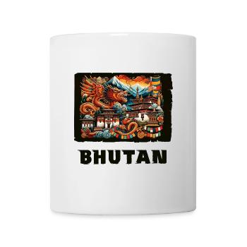 Bhutan Thimphu Dragon South Asia - Mug - white - Front