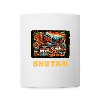 Bhutan Thimphu Dragon South Asia - Mug - white - Front