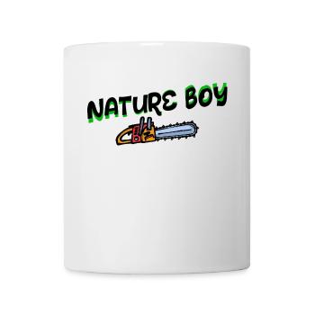 Scie déclaration bûcheron menuiserie forestier - Mug blanc - blanc - Devant