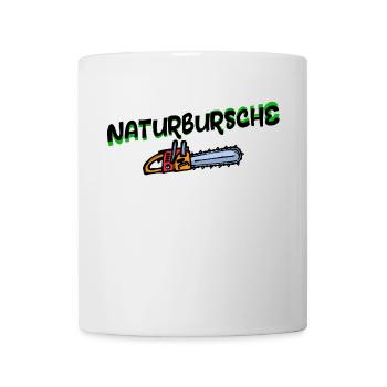 Solid Yard Wood Saw Statement Lumberjack Forestry - Mug - white - Front