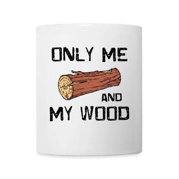 Woodland bois déclaration bûcheron boiseries - Mug blanc - blanc - Devant