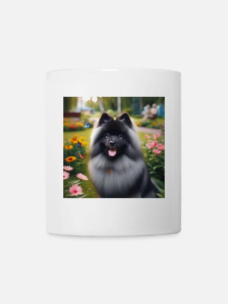 Wolspitz Keeshond - Mug blanc - blanc