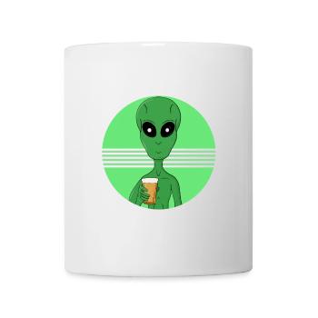 Ein Außerirdischer, der Spaß hat - Tasse - Weiß - Vorne