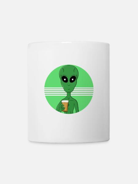 Ein Außerirdischer, der Spaß hat - Tasse - Weiß