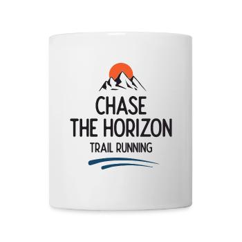 Trailrunning - Jagd auf den Horizont - Tasse - Weiß - Vorne