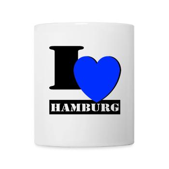Hamburg , Tradition , Fußball ,i hard Hamburg (25) - Tasse - Weiß - Vorne