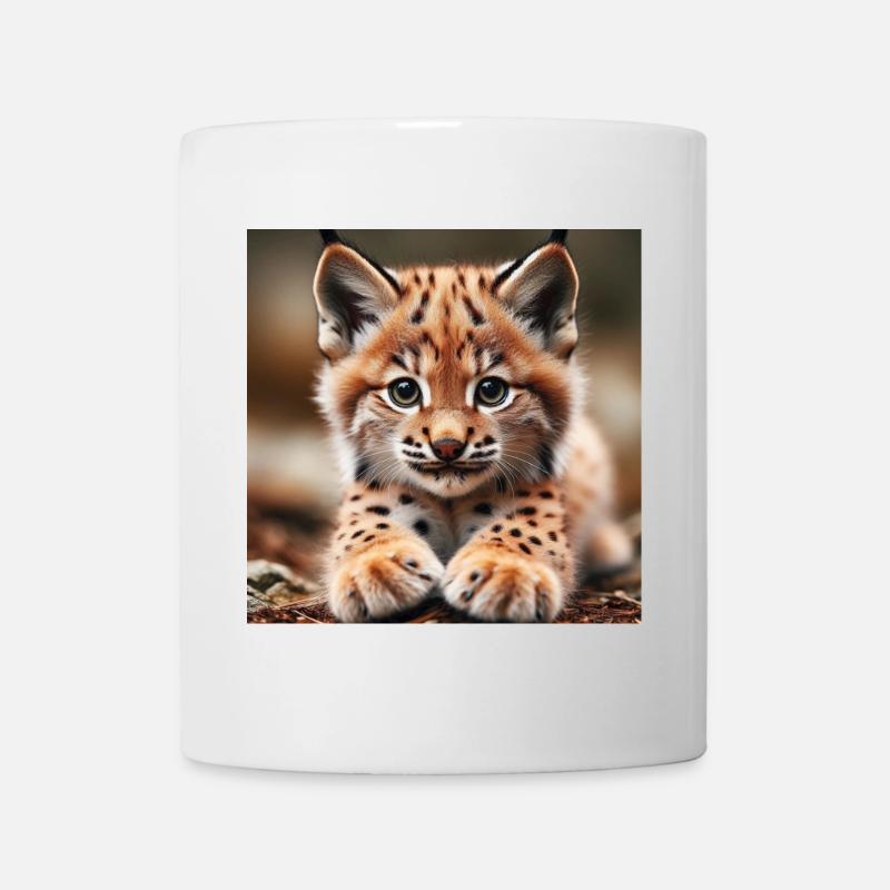 Iberisches Luchsjunges - Tasse - Weiß