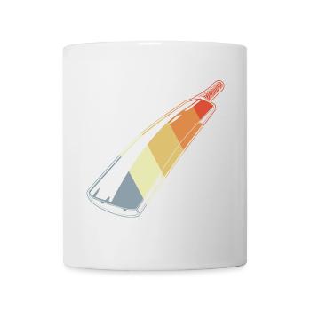 Batte de cricket style vintage - Mug blanc - blanc - Devant