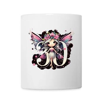 30 Jahre Fee Elfe süß blond Geburtstag Geschenk - Tasse - Weiß - Vorne