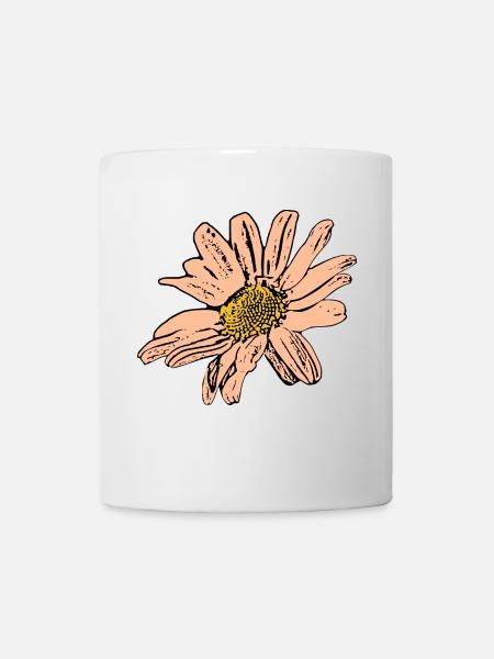 Blume pastell Blume Blumen pastell Blumen - Tasse - Weiß