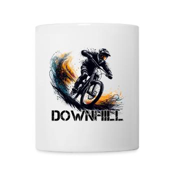 Downhill Down Hill MTB Mountain Biking Gift - Mug - white - Front