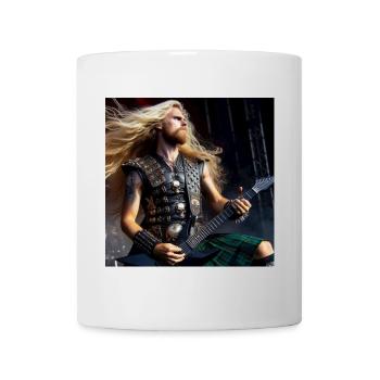 Heavy metal in the heart - Mug - white - Front