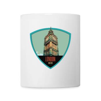 Illustration emblématique de la tour Big Ben - Mug blanc - blanc - Devant