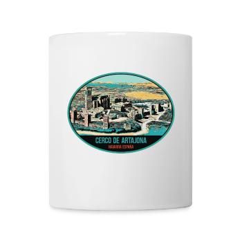 Castle of El Cerco: Navarrese Brilliance, Spain - Mug - white - Front