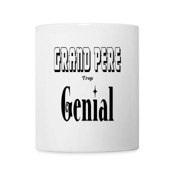 Grand Père Trop Génial Papy - Mug blanc - blanc - Devant