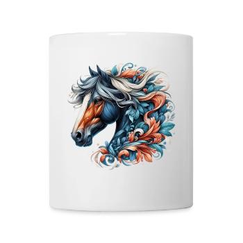 Cheval - Mug blanc - blanc - Devant