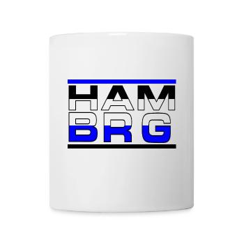 Hamburg , Tradition , Fußball, HAM BRG (25) - Tasse - Weiß - Vorne