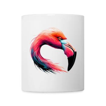 Flamant - Mug blanc - blanc - Devant