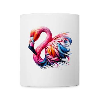Flamant - Mug blanc - blanc - Devant
