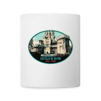 Illustration Chateau Butrón, Spain - Mug - white - Front