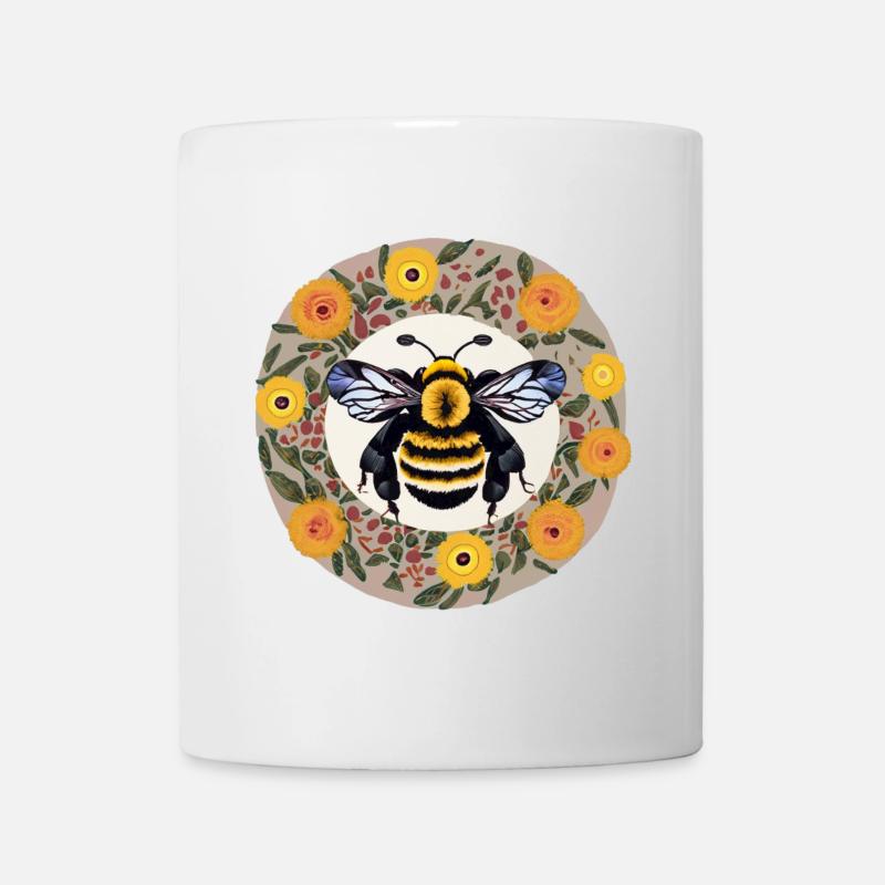 gros bourdon - Mug blanc - blanc