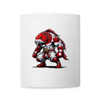 Koi Fisch Nationalflagge Japan - Tasse - Weiß - Vorne